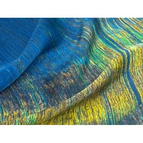 Blue River Printed Fabric