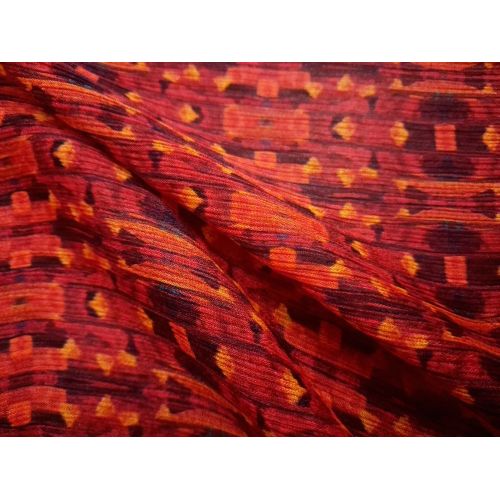 Ember Flow Printed Fabric
