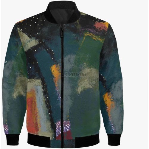 Womens Starry Night Bomber Jacket