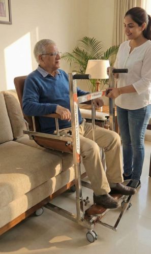 Patient Lifting and Transfer Chair 6 In 1 (Viraajo-1)