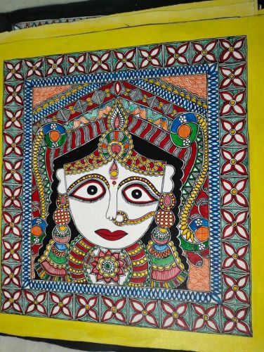 Mata Durga Madhubani Mithila Painting