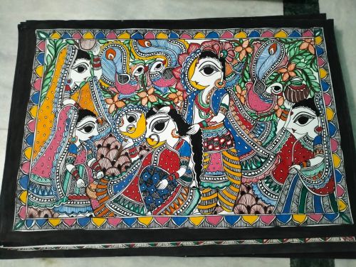 Mata Sita Shringar Madhubani Mithila Painting