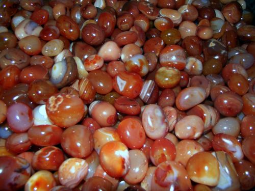 Carnelian Tumbled Polished Gemstone