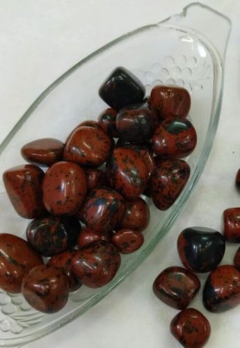 Mahagony Obsidian Tumbled Stones