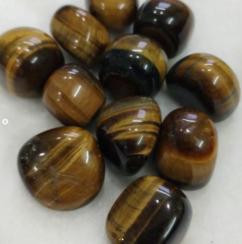 Tiger Eye Tumbled Stones