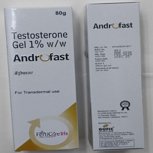1% W/w Androfast Testosterone Gel