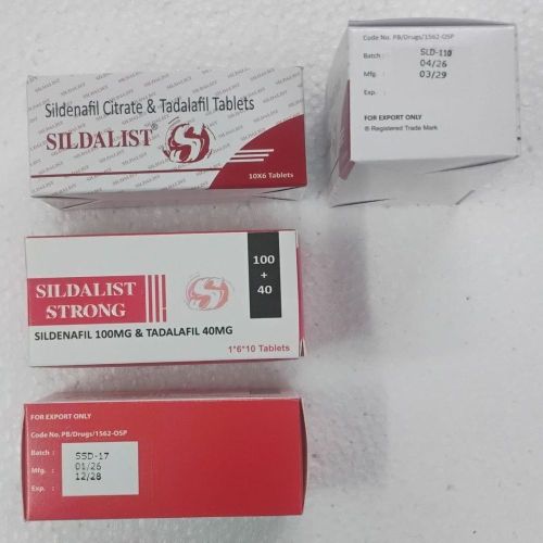 100mg Sildenafil & 40mg Tadalafil Tablets