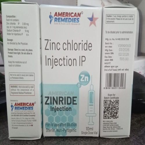 10ml Zinc Chloride Injection