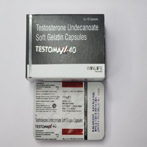 40mg Testosterone Soft Gelatin Capsules