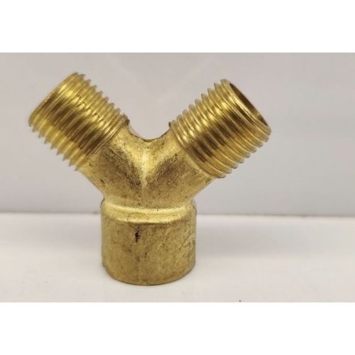 Brass Threaded Y Connector