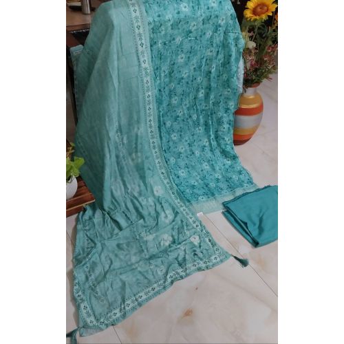Ladies Muslin Fabric Suit