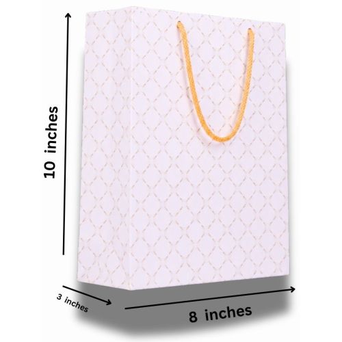 White Paper Gift Bag