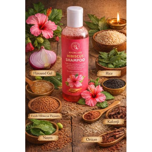 Hebiscus and Flaxseed Gel Shampoo