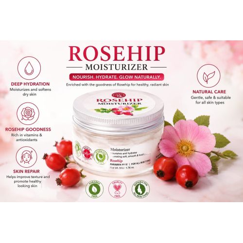 Natural Rosehip Moisturizer