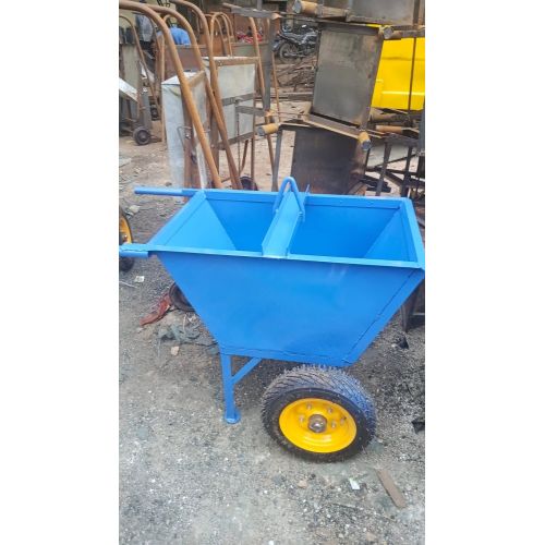 double wheel barrow trolley
