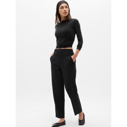 Black Full Sleeve T-Shirt and High Rise Pant Set