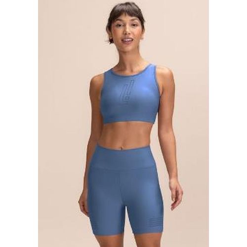 Light Blue Slim Racerback Bra with High Waist Shorts