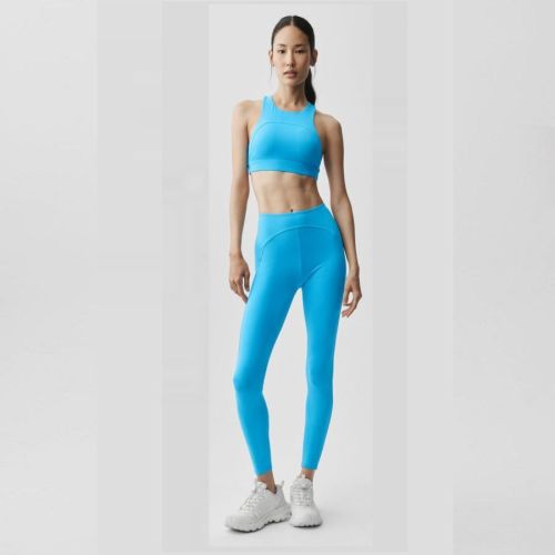 Sky Blue Sports Bra and Slim Fit Legging Set
