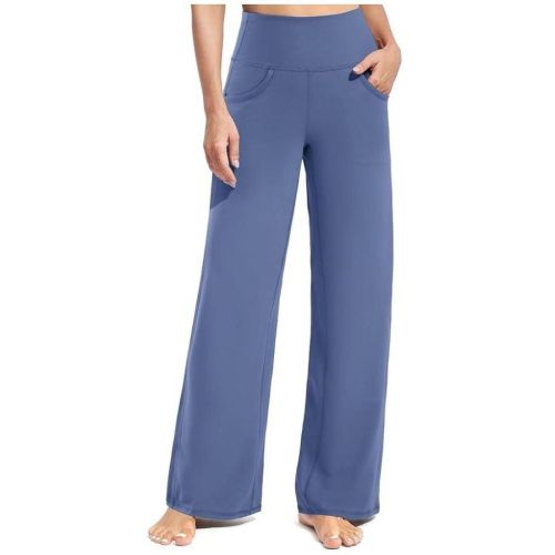 Steel Blue High Waist Pant