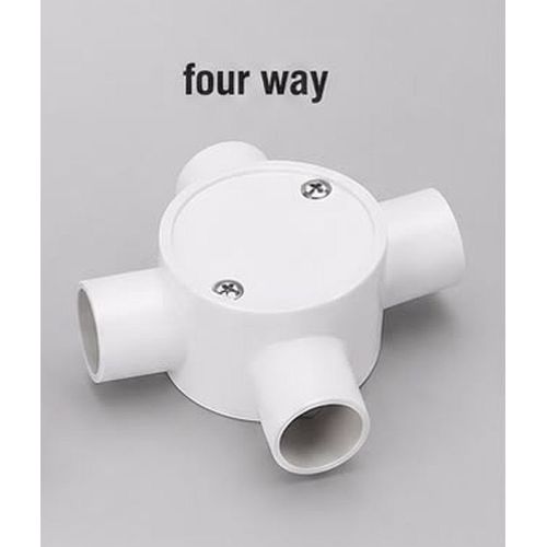 4 Way PVC Short Junction Box