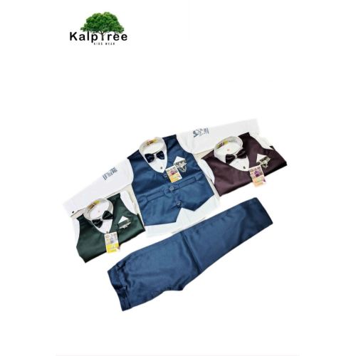 Kids Party Wear Coat Pant Set