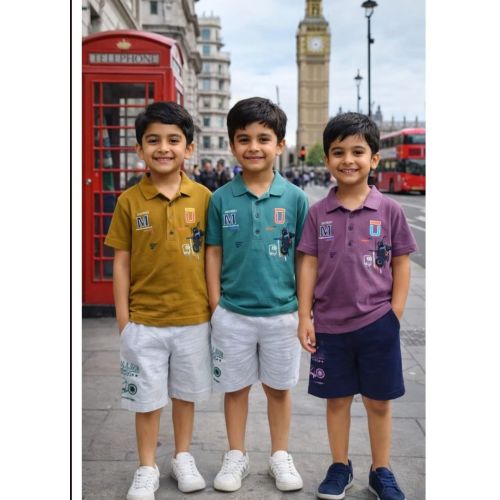Kids Polo T-Shirt Set