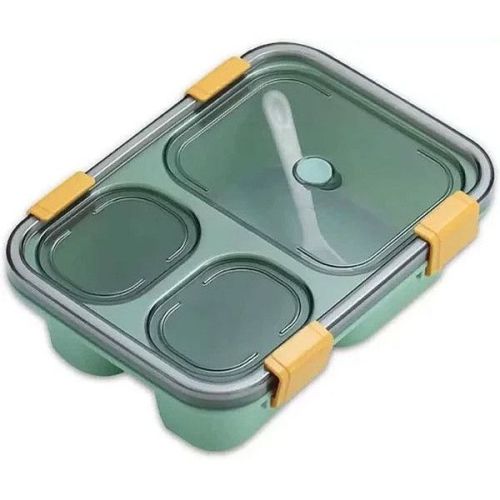 3 Compartment Plastic Lunch Box