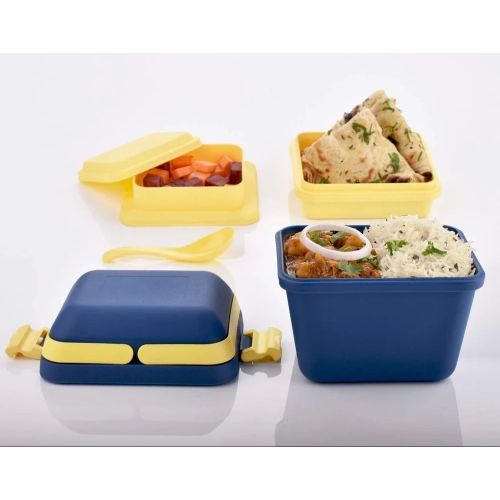 3 Compartment Tiffin Box with Handle