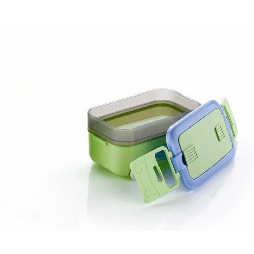 Kitty Bus Shape Plastic Lunch Box