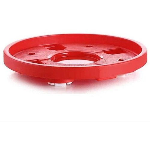 Red Plastic Gas Cylinder Trolley