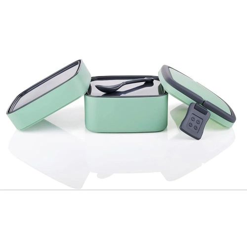 Square Double Layer Airtight Lunch Box