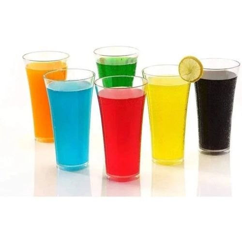 Transparent Plastic Glass Set