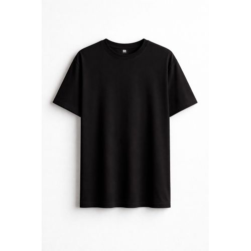 Solid Round Neck T-Shirt