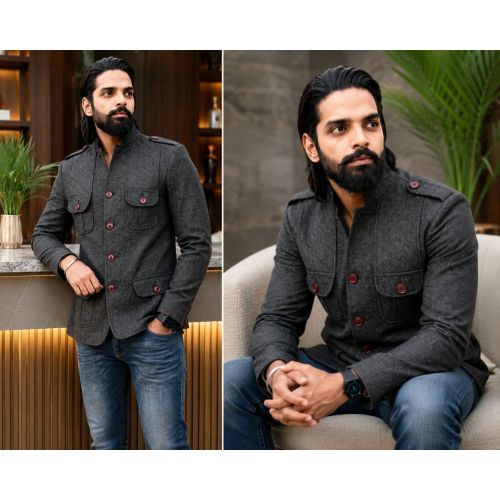 Men\'s Premium Casual Short Coat