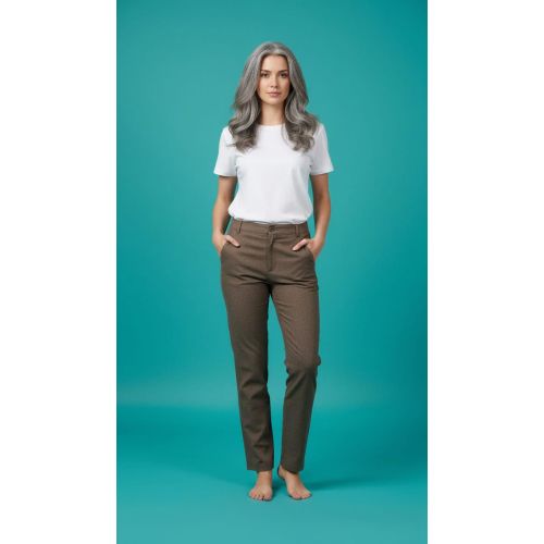 Earth Tone Khadi Pant for Women