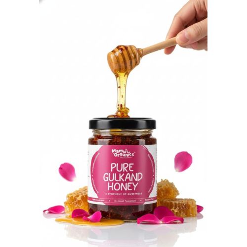 Mamu Organics Pure Gulkand Honey
