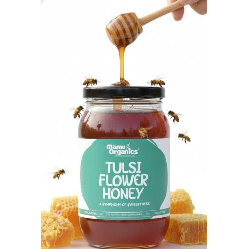 Mamu Organics Tulsi Flower Honey