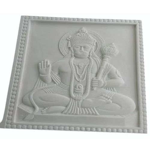 White Marble Hanuman Scenery