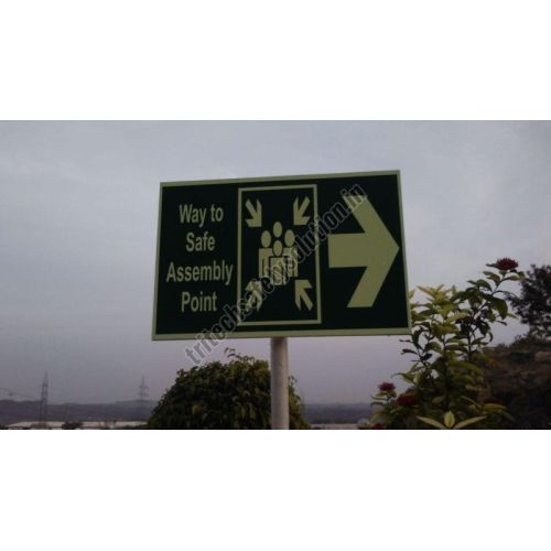 Aluminum Assembly Point Signs Board