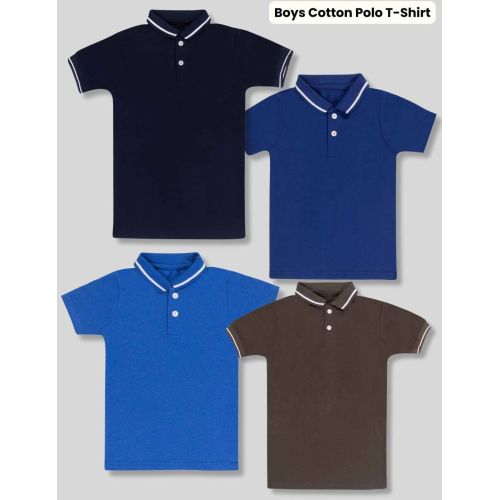 Cotton Boys Polo T Shirt