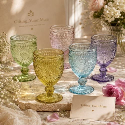 Glass Goblet Set