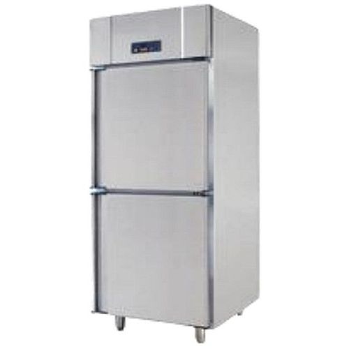 2 Door Stainless Steel Vertical Refrigerator