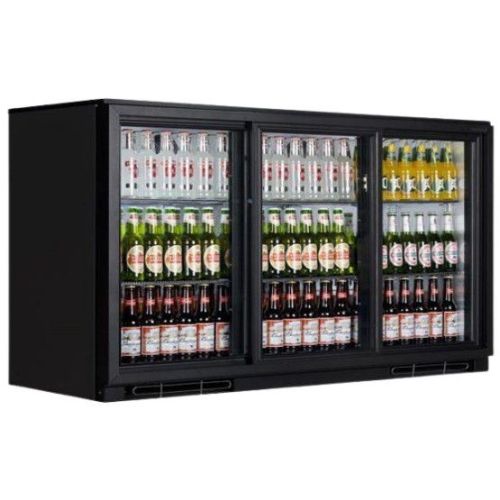 3 Door Back Bar Refrigerator