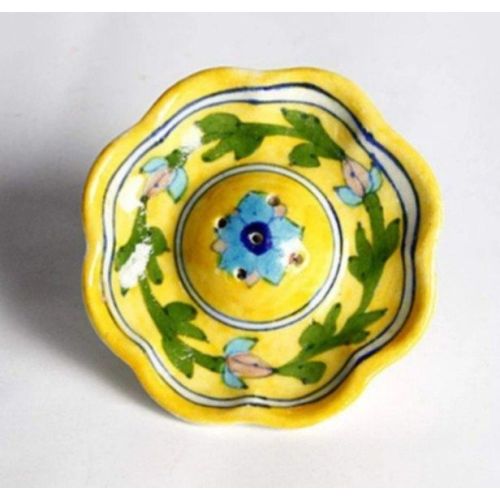 Handcrafted Floral Pottery Agarbatti Stand