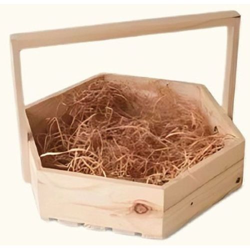 Handcrafted Wooden Gift Basket