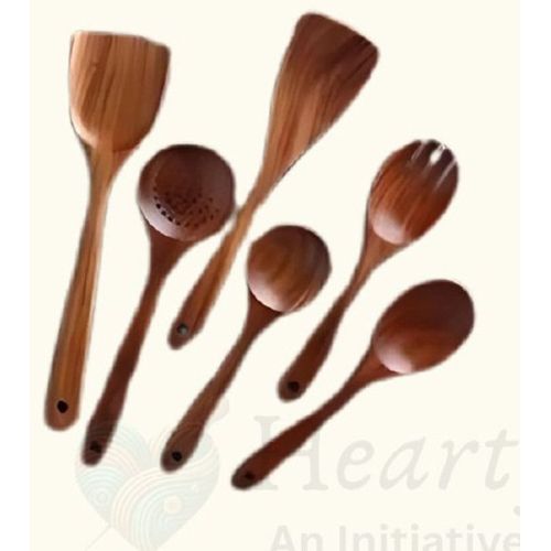 Handcrafted Wooden Kitchen Spoon Set