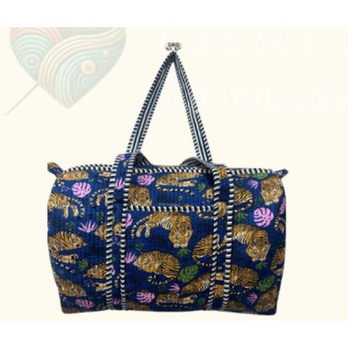 Handmade Cotton Duffle Bag