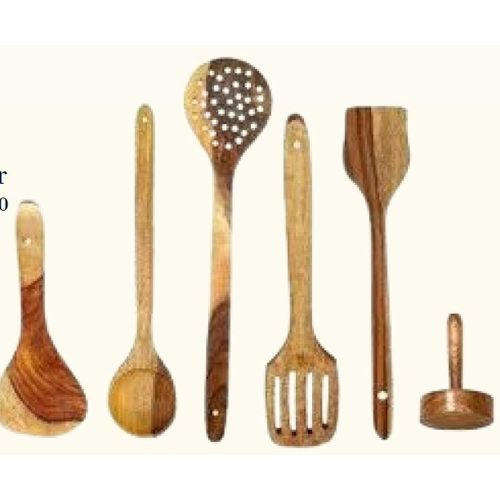 Multipurpose Wooden Cooking Spoon Set