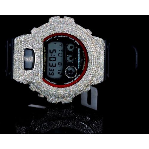 Luxury Iced Out Diamond Digital Watch for Men