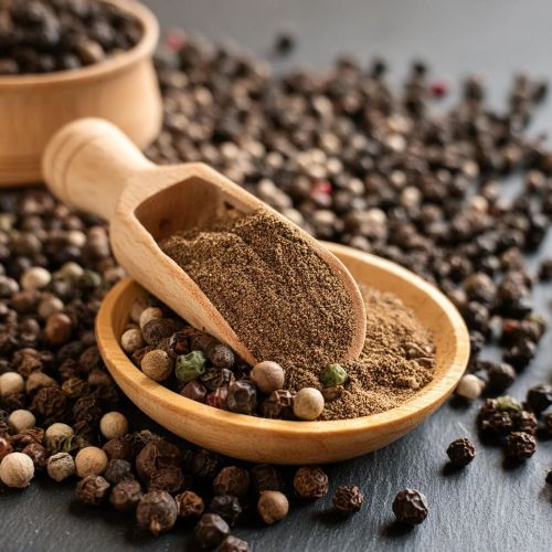 Finely Ground Black Pepper Powder